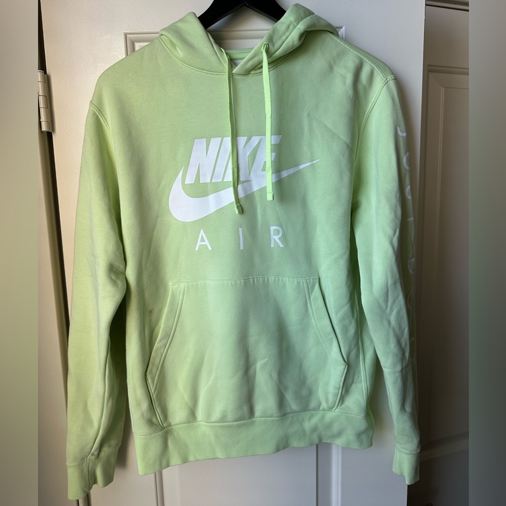 Nike Air Hoodie - Mint Green with White Logo - M